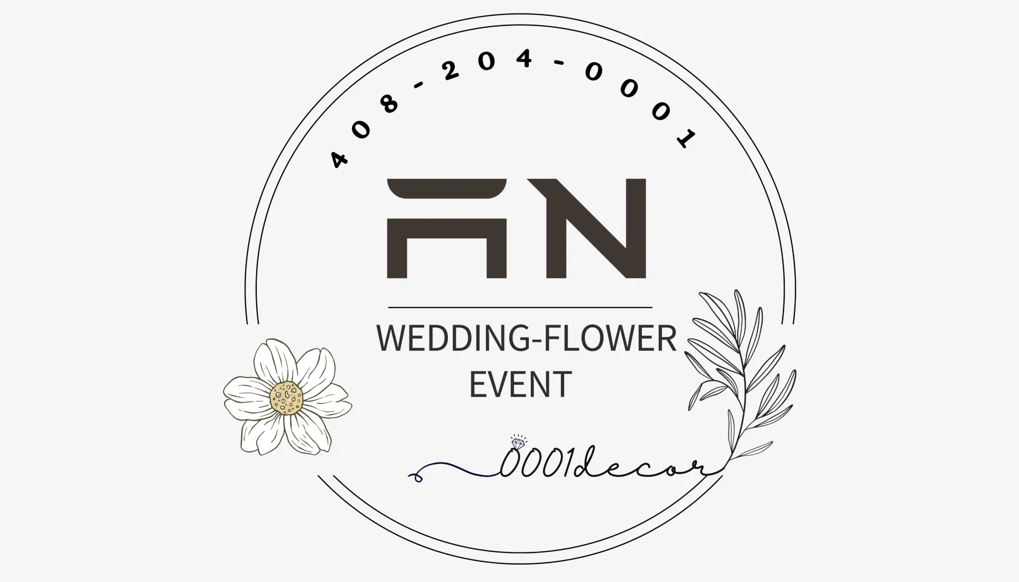0001Decor LLC — Wedding Flower Event San Jose